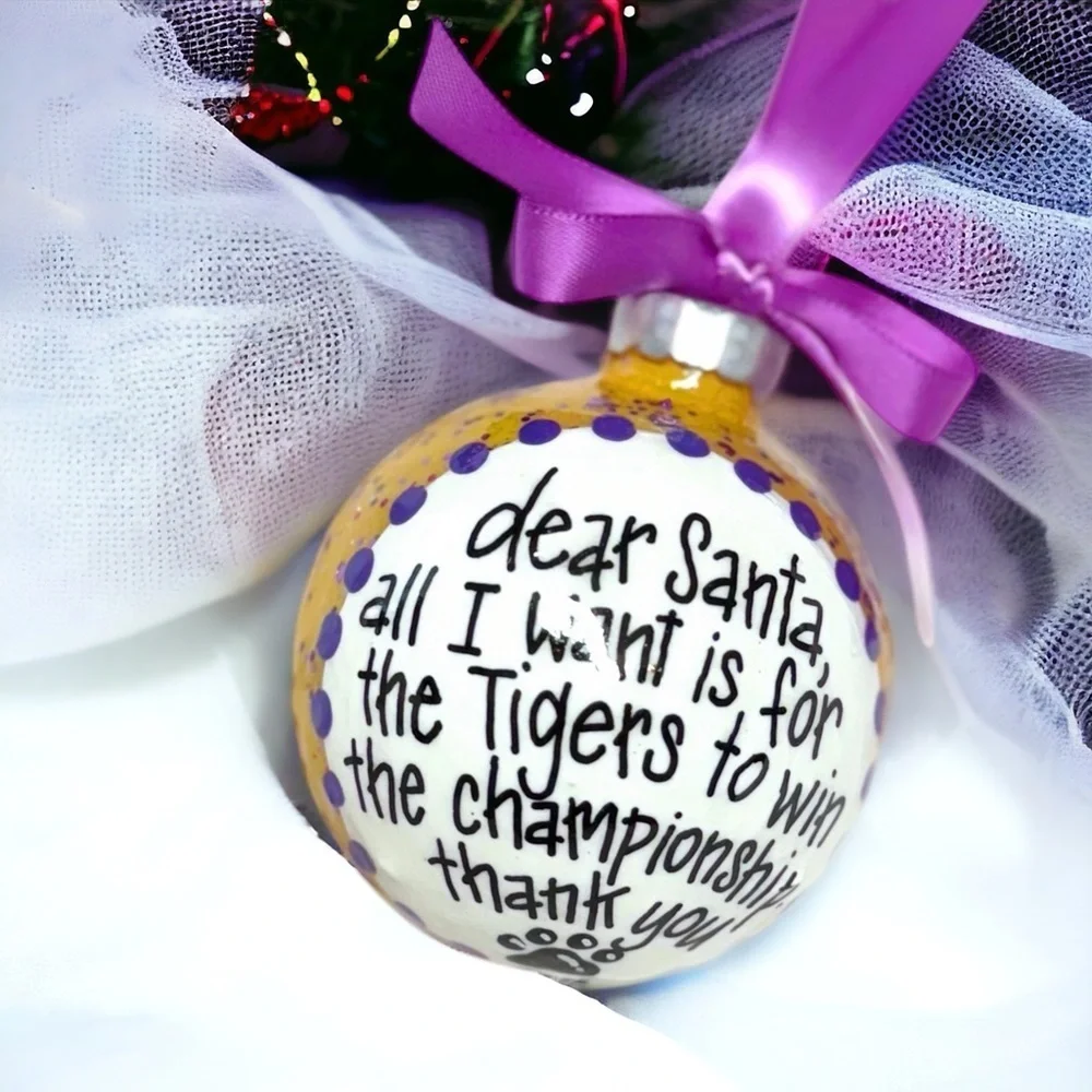 Handmade christmas ornament